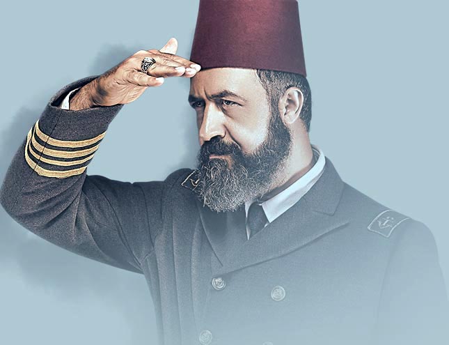Mehmet Ozgur starring in 125 Years Memory as Ertugrul frigate captain Ali Bey