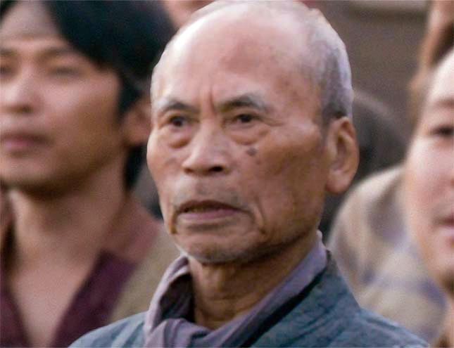 Ryuji Komine starring in 125 Years Memory as Kushimoto village elder