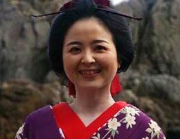 Chiyo Takahashi starring in 125 Years Memory as a courtesan in Kushimoto